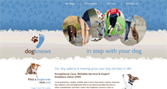 Desktop Screenshot of dogknows.co.uk