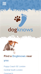 Mobile Screenshot of dogknows.co.uk